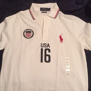 Team USA Ralph Lauren Polo Collard Shirt